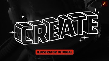 Designing 3D Type In 360 Seconds! (Illustrator TUTORIAL)