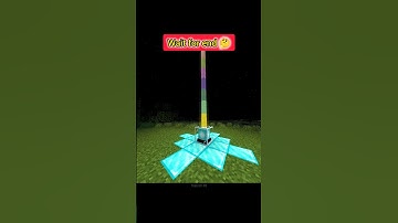 Rainbow Beacon Hack #minecraft #viral #trending #shortsfeed #rainbow #beacons #hack #shorts