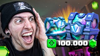 GASTANDO +100.000 GEMAS EN CLASH ROYALE 2021 | Robleis