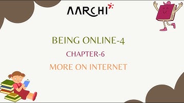 CLASS -4 | COMPUTER | CHAPTER-6 |  MORE ON INTERNET