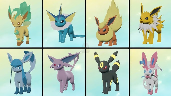 Pokemon Scarlet & Violet - How to Evolve Eevee into ALL 8 Eeveelutions 