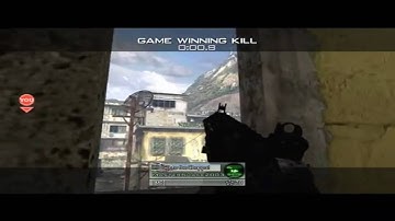 MW2 Dead on Grenade Launcher Game Winning Kill from Across the Map 2