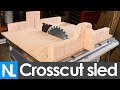 How to make a crosscut sled ~ beginner woodworking DIY