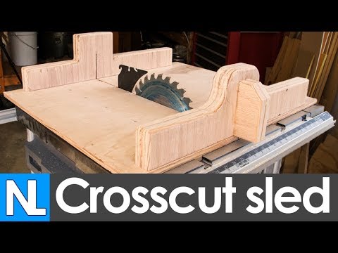 How to make a crosscut sled for any table saw