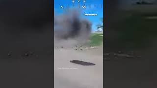Ukrainian UGV Operator Skillfully Evaded an Enemy FPV Drone #warinukraine