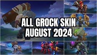 Moonton Mobile Legends All Skin - Grocks Skin As Of August 2024 Including Collector Skin