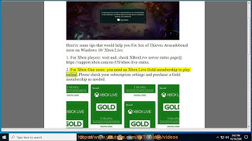Fix Sea of Thieves Avacadobeard error on Windows 10/ Xbox Live/Xbox One