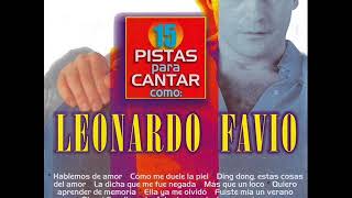 Video thumbnail of "4- LA DICHA QUE ME FUE NEGADA – Leonardo Favio (Pista)"