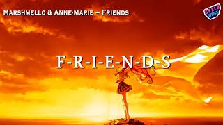 Marshmello & Anne-Marie | FRIENDS | Lyrics Video with Spanish subtitles