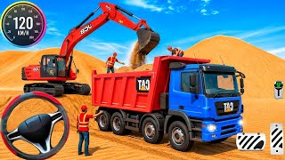 Railroad Builder Simulator 3D - City Construction JCB - Android Gameplay screenshot 3