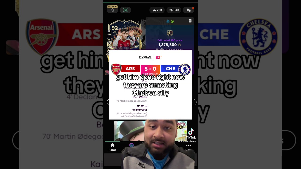 92 HAVERTZ WILL GET +2!!! Ea Fc 24 Must Complete SBC