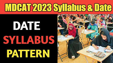 MDCAT 2023 Syllabus | PMDC MDCAT 2023 Syllabus & Date | MDCAT Syllabus 2023