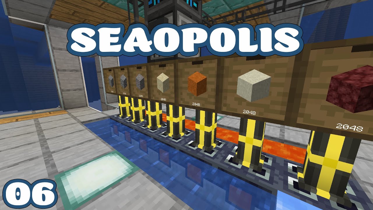 Seaopolis Minecraft EP 6 Igneous Extruder + Dragon Scale