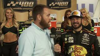 Truex Jr., No. 78 team dig deep to find Victory Lane at Kansas