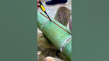 simple tool for splitting bamboo #shorts