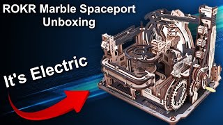 Unboxing The New ROKR Electric Spaceport Marble Run Assembly Kit screenshot 5