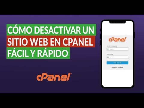 Cómo Desactivar o Eliminar un Sitio web en CPanel - Fácil y Rápido