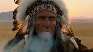 Native American Spirit World Man, Earth Animal As One Ethnic Music