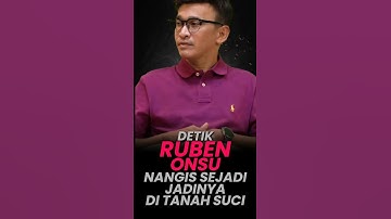 Ruben Onsu Nangis Sejadi-jadinya di Depan Ka’bah