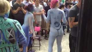 Body Painting Day at Columbus Circle 2014