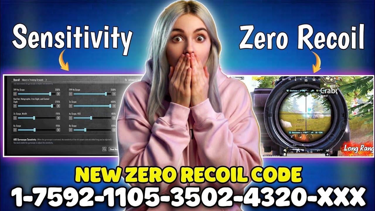 New Update 4.2!!🔥Pubg 4.2 Update Zero Recoil Sensitivity | Long Range & Close Range Best Sensitivity