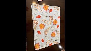 Perfect Fall placemat set 4 12x18 inches rectangle. U'Artlines Fall Placemats Set of 6, Thanksgiving