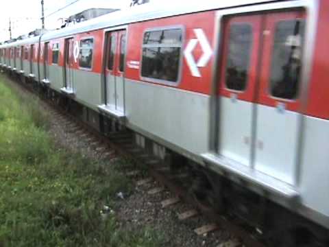 1 Trem Vermelho da CPTM,CPTM First Red Train Brazi...