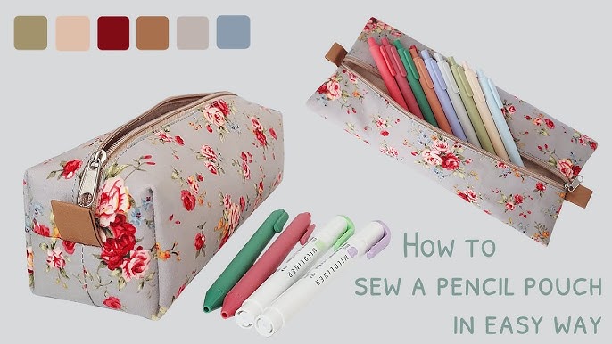 Quick to Sew Pencil Holder – Beginner Sewing Projects