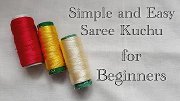 Saree kuchu | kuchu without beads | tassels for saree | gonde designs for saree | #sareekuchumaking