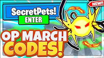 (MARCH 2022) 5 NEW MYTHIC *SECRET PET* CODES In Roblox Clicker Simulator!