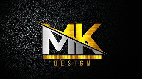 M K Logo Design On Android Phone - M K Logo In Pixellab