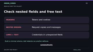 Your Error Logs Can Leak Your Users' Secrets