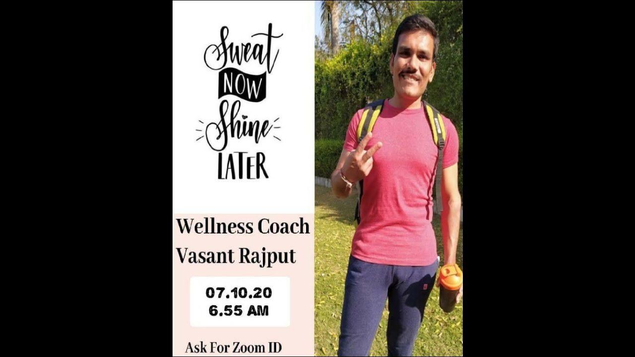 Morning Club Cardio Workout by Vasant Rajput on 2020-10-07 - YouTube