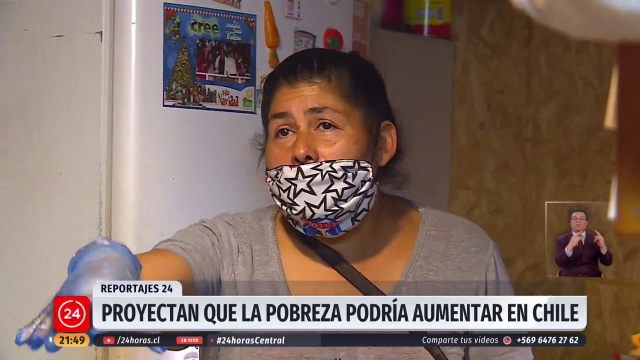 Reportajes 24: Proyectan que la pobreza podría aumentar en Chile - YouTube