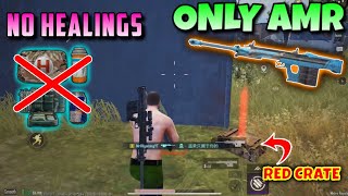 No Healings🚫 only AMR challenge in advance mode😃 | Pubg Metro Royale chapter 9