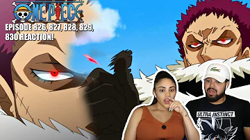 KATAKURI REVEAL! One Piece Episode 826, 827, 828, 829, 830 REACTION!!!