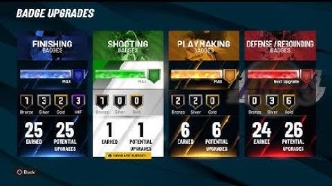 NBA 2K22 badge progression video