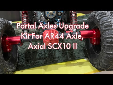 Upgrade Rear Axial Scx 10 II (AR 44) Axle to Portal Axle