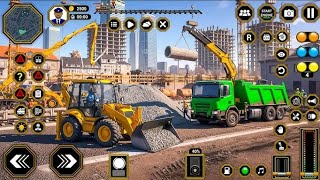 🚧 Heavy Construction Simulator 3D 🚜 | Excavator, Loader & Dump Truck Gameplay screenshot 4