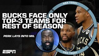 Perk blasts Milwaukee Bucks for being 'frontrunners' and 'soft' 🗣️ 'THEY DON'T COMPETE!' | NBA Today screenshot 1