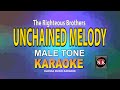 Unchained Melody - The Righteous Brothers KARAOKE (MALETONE)