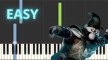 A Sky Full of Stars - Coldplay - Sing 2 - EASY Piano Tutorials