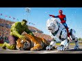 🐯🕷SPIDERMAN Wins The Legendary Tiger Racing Championship - Epic Racing Challenge