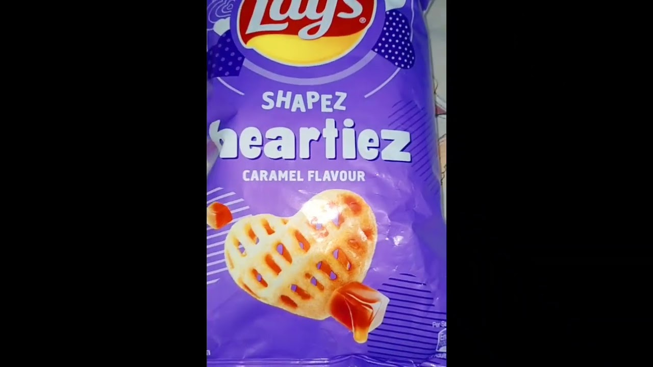 Trying Lays Shapez Heartiez Caramel Flavour 