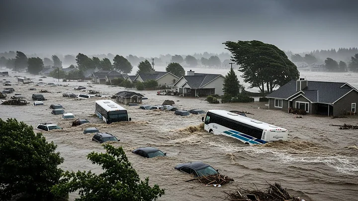 Chaos in Washington Today! Flooding Atmospheric River Swept Away Homes in Snohomish