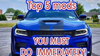 Top 5 Dodge Charger mods you must do immediately!
