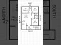 WEST FACING 34'X47' HOME PLAN LAYOUT 🛋️