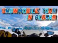 Snowmobile tour in Alaska, Glacier City company. Chugach National Forest