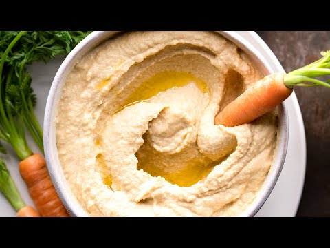 Hand Blender Hummus, without lemon and garlic - Real Food Healthy Body