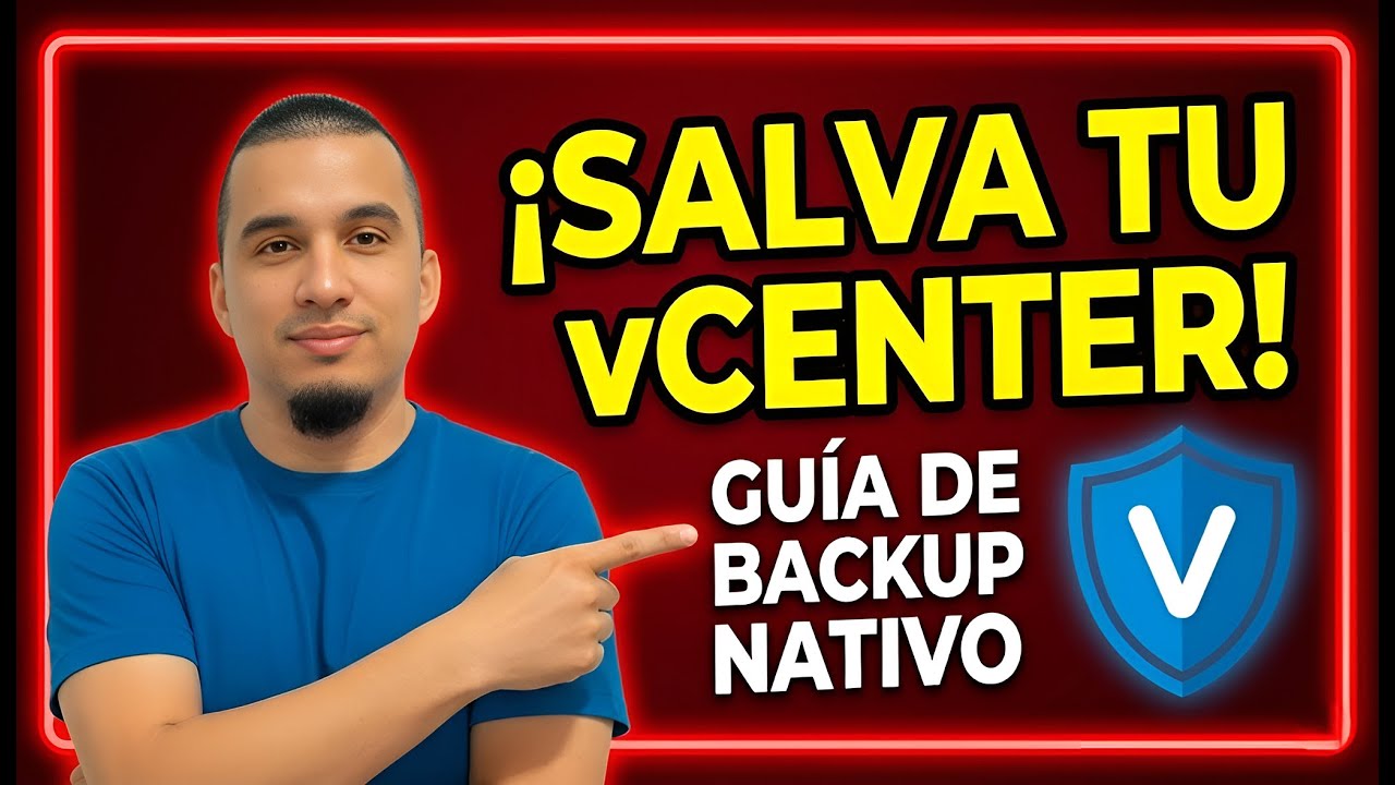 ¡Tu vCenter VA A MORIR! Configura el Backup Nativo YA (Guía 2026)